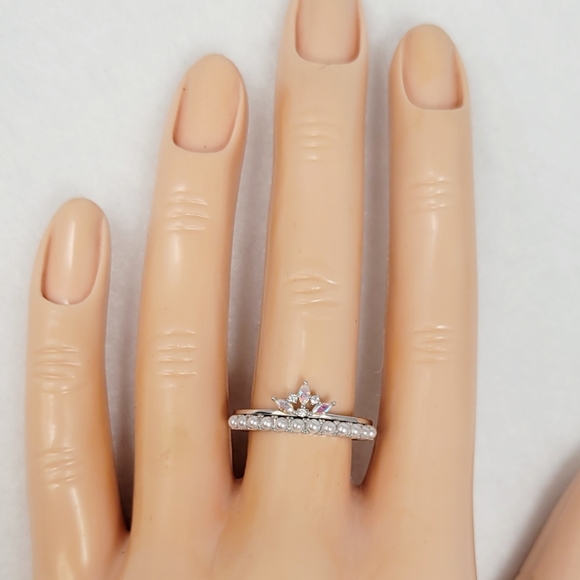 Sterling Silver Aurora Stack Ring - Picture 15 of 16